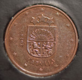 5 euro cent Letonia 2014, Europa