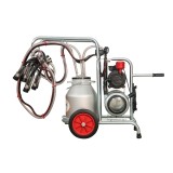 Aparat de muls bovine Melasty cu cadru galvanizat 2 posturi si 1 bidon aluminiu 20 litri