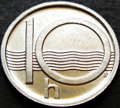 Moneda 10 HALERU - CEHIA, anul 2002 *cod 2045 B = UNC foto