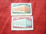 Serie Andorra fr.1969 - Europa CEPT, 2 valori