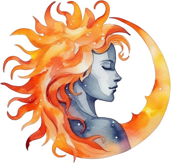 Sticker decorativ, Woman, Turcoaz, 63 cm, 1328STK-5