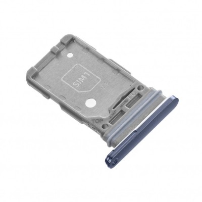Suport SIM Samsung Galaxy S21 5G G991 / S21+ 5G G996, Dual SIM, Albastru foto