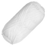 Fir de Tricotat Alb, 50g, 165m, Bumbac, CMCLASS