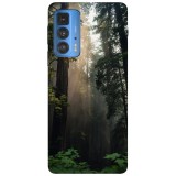 Husa compatibila cu Motorola Edge 20 Lite model Light into the forest darkness, Silicon, TPU, Viceversa, Transparent, Carcasa