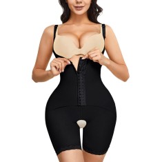 KUMAYES Lenjerie de modelare pentru femei, corset sub bust, bodysuit de modelare, control al abdomenului, modelator de figură, tricou fără m&acirc;neci, mod