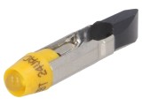 Lampă LED galbenă T5,5 24V 24VAC