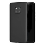 Husa Silicon Negru Huawei Mate 20 Pro, Protectie Anti-soc, Anti-zgarieturi, Flexibila