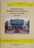 Administratie romaneasca aradeana. Studii si comunicari, vol. II &ndash; Doru Sinaci, Emil Arbonie (coord.)