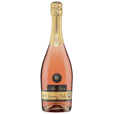 Vin Spumant Rose Cricova Lacrima Dulce, 0.75l, Alcool 10.5%, Vin Spumant, Vin Rose Spumant, Vin Brut Spumant, Vin Rose Cricova, Vin Spumant Cricova, V foto