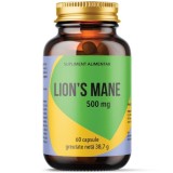 Lion&#039;s Mane 500mg, 60 capsule, Laboratoarele Remedia
