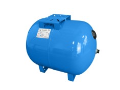 Vas expansiune pentru hidrofor Fornello 80 litri, orizontal, cu picioare, culoare albastru, presiune maxima 10 bar, membrana EPDM foto