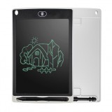 Cumpara ieftin Tableta grafica de desenat pentru copii de 8.5 inch diagonala, cu buton de stergere si creion - Alb, Dactylion