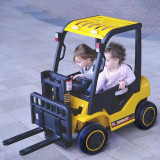 Motostivuitor electric pentru copii MANINI, 12V, control 4 directii, Model Large, Galben, GFD-023, 2-4 ani, Altele, Fata