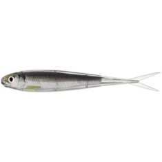 Shad Live Target Twitch Minnow Soft Jerkbait, Silver / Smoke, 11.5cm, 4buc/pac foto