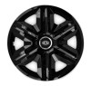Set 4 capace roti Hubcaps fast black R15 pentru gama auto Kia, Autohelix MSA