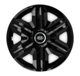 Cumpara ieftin Set 4 capace roti Hubcaps fast black R16 pentru gama auto Kia, Autohelix MSA