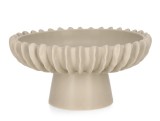 Bol decorativ ceramica bej Eldar &Oslash;26x13,5h