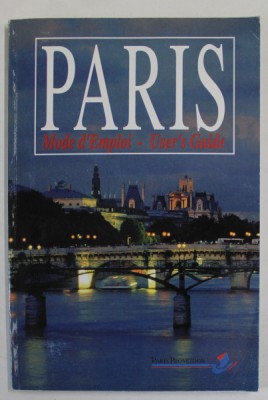 PARIS , MODE D &amp;#039;EMPLOI - USER &amp;#039;S GUIDE , 1995 -1996 foto