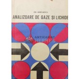 Analizoare de gaze si lichide - 1969 - GH. Ianculescu ($U77)