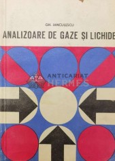 Analizoare de gaze si lichide - 1969 - GH. Ianculescu ($U77)