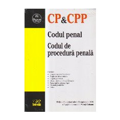 Codul penal. Codul de procedura penala. Editia a 22-a actualizata la 14 septembrie 2020