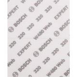 Bosch EXPERT W480 - Foaie abraziva dreptunghi 140x115 mm fara gauri granulatie 320 2 buc