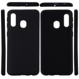 Husa protectie compatibila cu samsung a20e liquid silicone case negru, Flippy