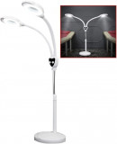 Cumpara ieftin Lampa LED Salon - Dubla, 2 Dioptrii de Marire x8, Reglaje individuale pe Intensitate