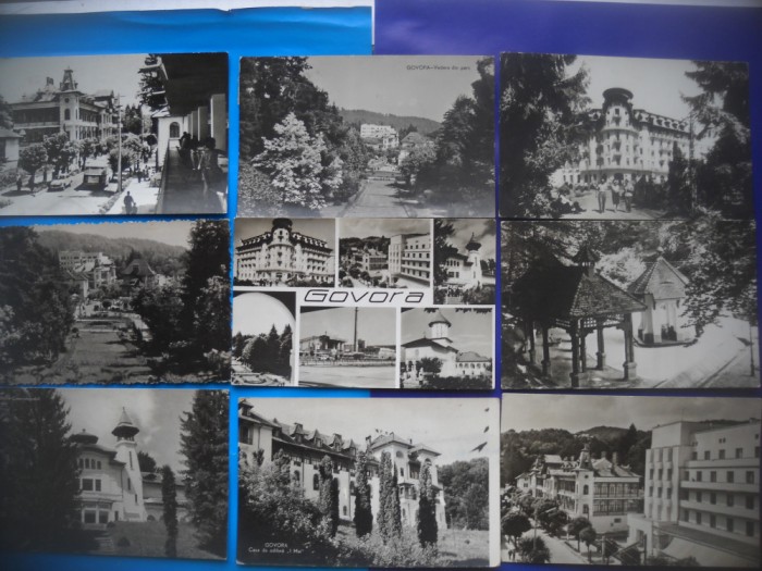 HOPCT LOT NR 285 GOVORA -JUD VALCEA -9 CARTI POSTALE-RPR-CIRCULATE