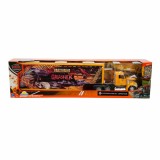 Camion cu remorca, New Ray, 1:43, Galben