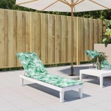 vidaXL Pernă scaun de terasă, model frunze, textil Oxford 361374