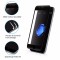 Folie de sticla 3D Apple iPhone SE2, margini colorate Negru