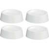 Set 4 Suporturi Antivibratii Masina Spalat, Antiderapante, TPR, Albe, Protectie Podea, Silentioase, Universal