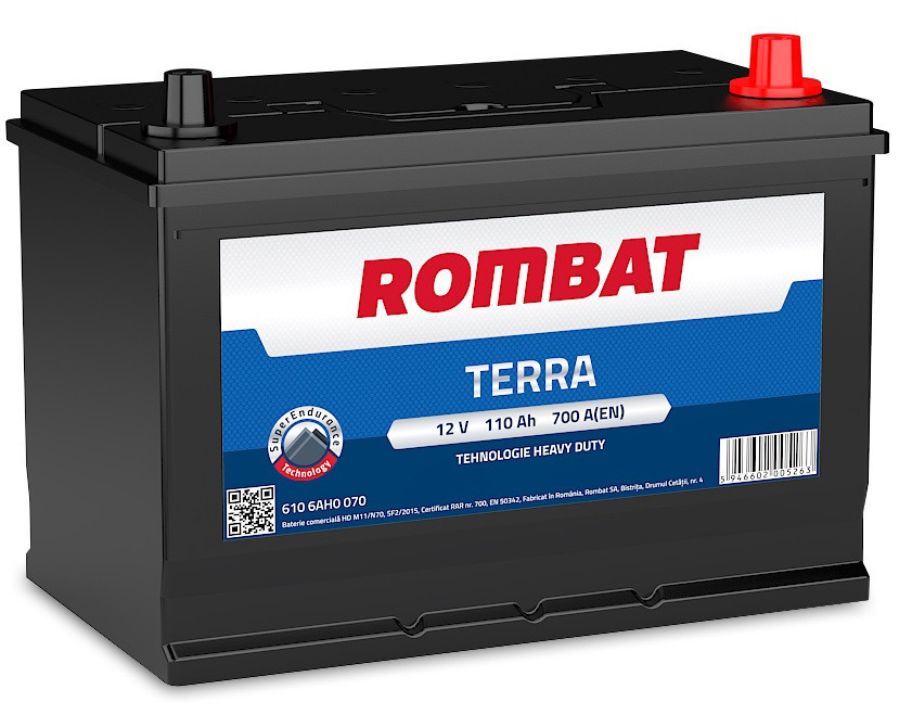 Baterie Rombat Terra 110Ah 700A 6106AH0070ROM | Okazii.ro