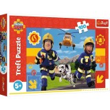 PUZZLE TREFL 100 POMPIERUL SAM MEREU DE AJUTOR SuperHeroes ToysZone