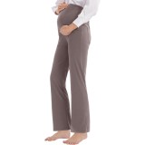Pantaloni confortabili pentru sarcină, cu picior larg, pantaloni de yoga relaxanți cu panou suplimentar pentru burtă