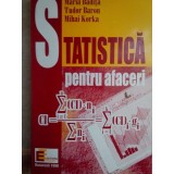 Maria Badita, Tudor Baron, Mihai Korka - Statistica pentru afaceri (Editia: 1998)