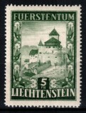 Liechtenstein 1952, Mi #309**, Castelul Vaduz, MNH, cota 200,- &euro;!