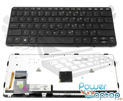 Tastatura HP EliteBook 720 G iluminata backlit, EliteBook 720 G2 iluminata backlit, EliteBook 725 G2 iluminata foto