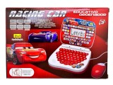Laptop educational pentru copii Fulger Mcqueen Racing Car Cars cu mouse 2 limbi muzica si activitati interactive