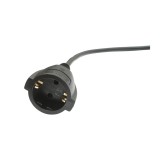 Prelungitor electric 30m 3x1.5mm&sup2; 16A cu priza Schuko negru Cod: BK79300