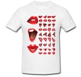 Cumpara ieftin Tricou &quot; Lips vector &quot;
