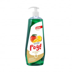 Detergent de Vase cu Pompita Poy, Parfum de Mango, 750ml, Detergent Lichid pentru Vase, Detergent Vase cu Parfum Fructat, Detergent Vase Calitativ, De