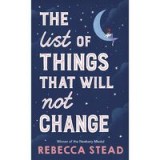 List of Things That Will Not Change