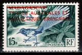 Teritoriile Antarctice Franceze TAAF 1955, Mi #1**, supratipar, fauna, pasari, MNH! Cota 16 &euro;!