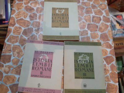 ISTORIA LIMBII ROMANE 1938 foto