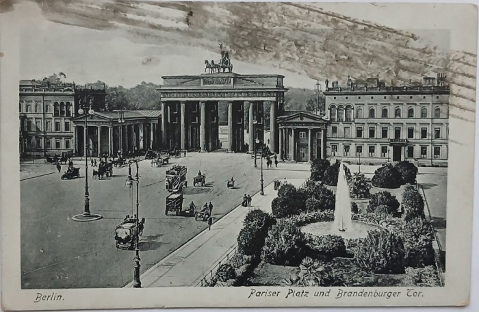 Carte postala circulata 1910 - Berlin