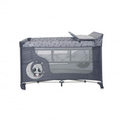 Patut pliabil Moonlight 2 nivele Cool Grey Pandas