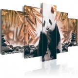Cumpara ieftin Tablou - Thoughtful Panda 200x100 cm