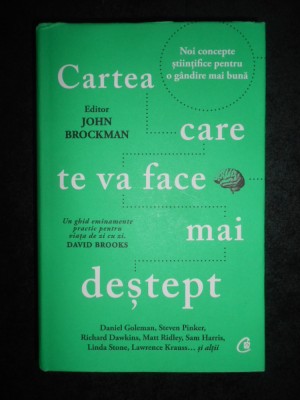 John Brockman - Cartea care te va face mai destept (2022, editie cartonata) foto